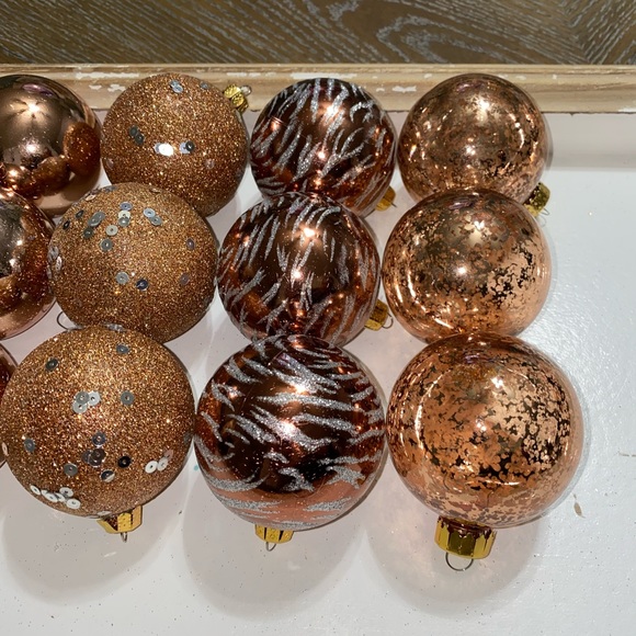 Copper Christmas Ornaments Bundle 41 Pieces - Picture 14 of 16